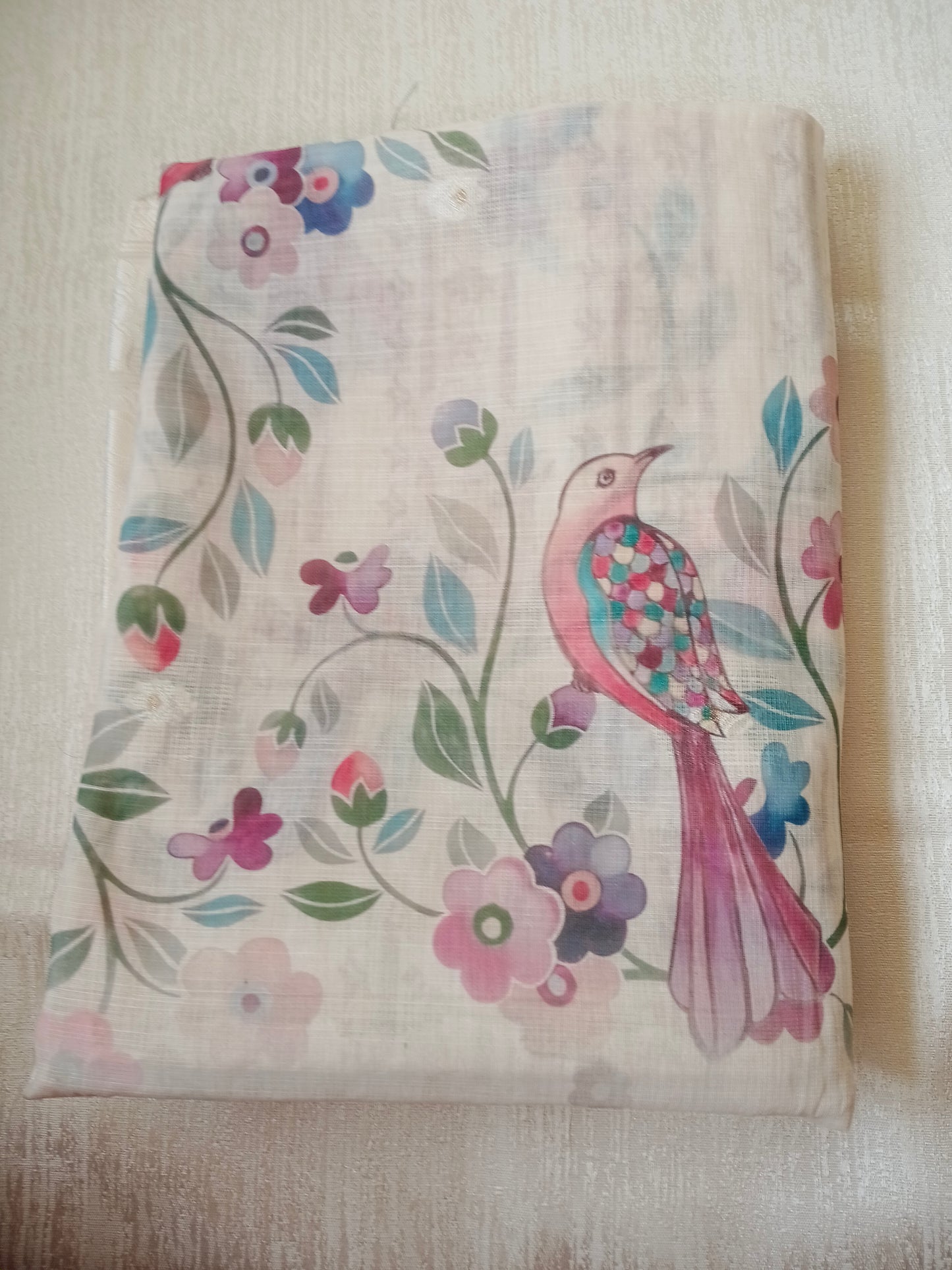 Unstitched cotton  linen set