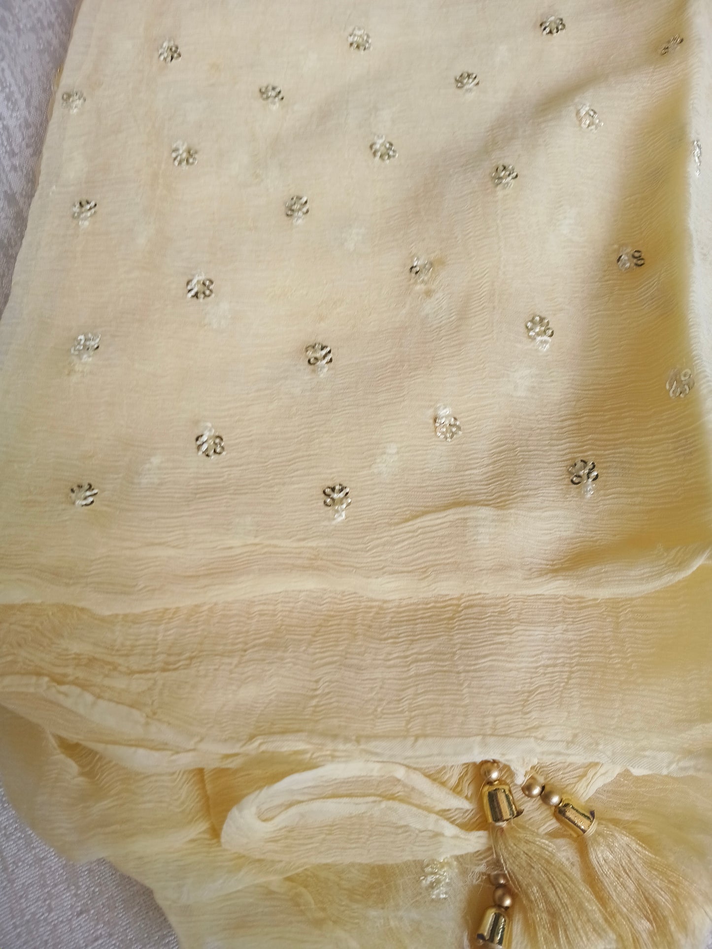 Unstitched cotton linen set